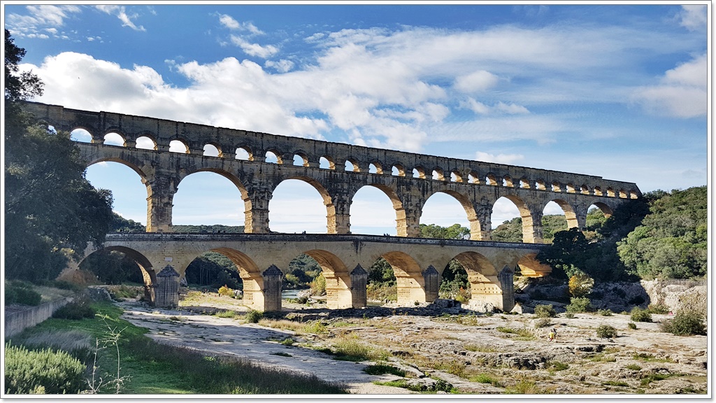 Pont Du Gard Aquädukt, Frankreich