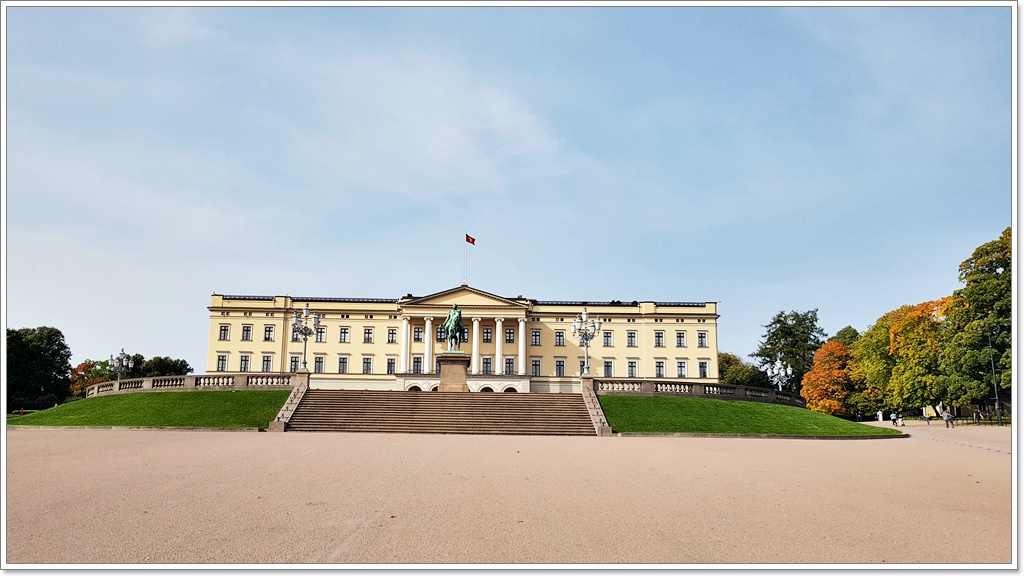 Das königliche Schloss in Oslo