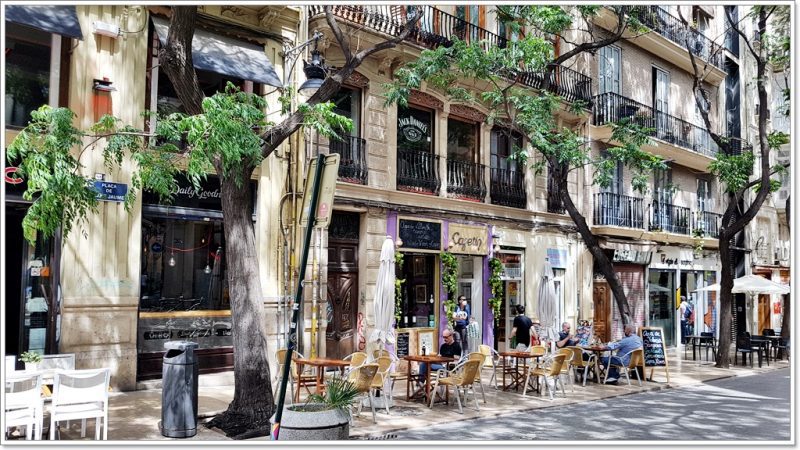 Valencia City Old Town Spain