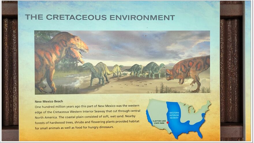 Clayton Lake State Park and Dinosaur Trackway - New Mexico