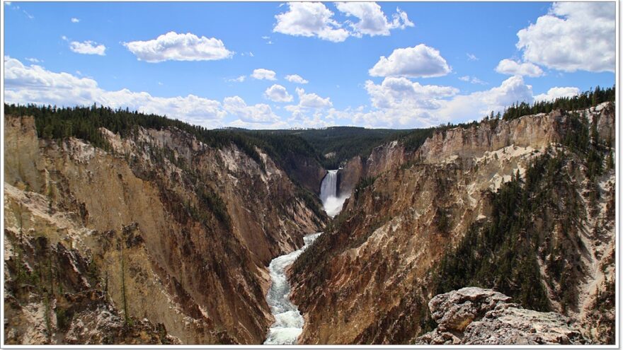 South Rim Trail - Grand Canyon of Yellowstone - Wyoming - USA