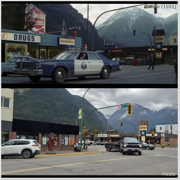 Rambo Filmtour in Hope, BC, Kanada