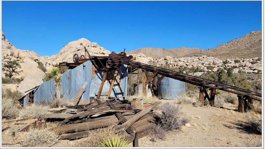 Joshua Tree Nationalpark - Barker Dam - Wall Street Mill - Arizona - USA