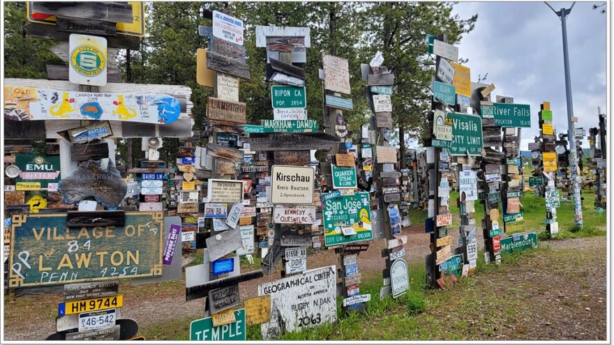 Watson Lake, Sign Post Forest, Yukon, Kanada